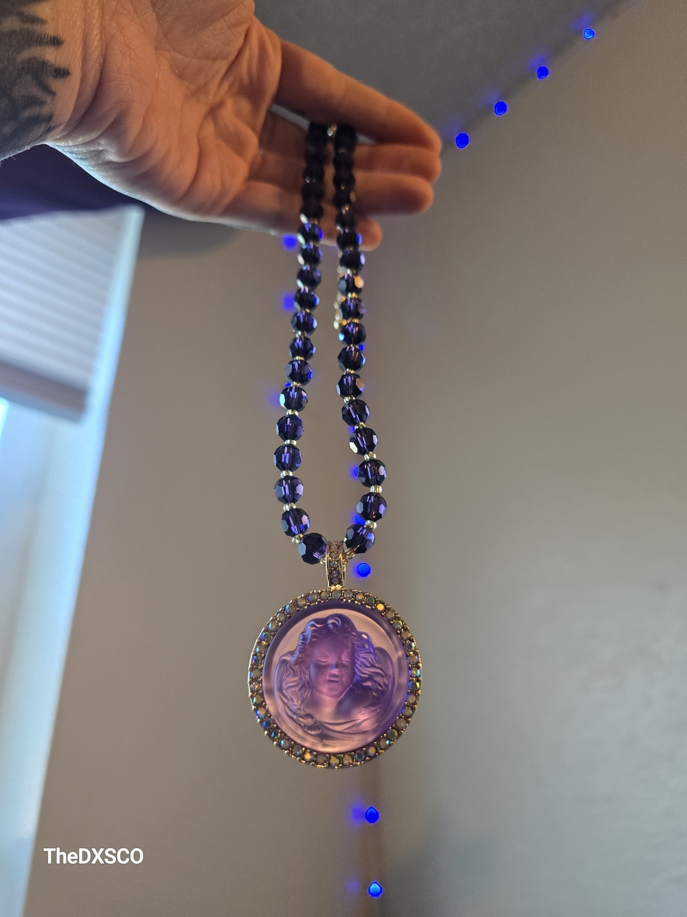 Kirks Folly Lavender Dream Angel Necklace